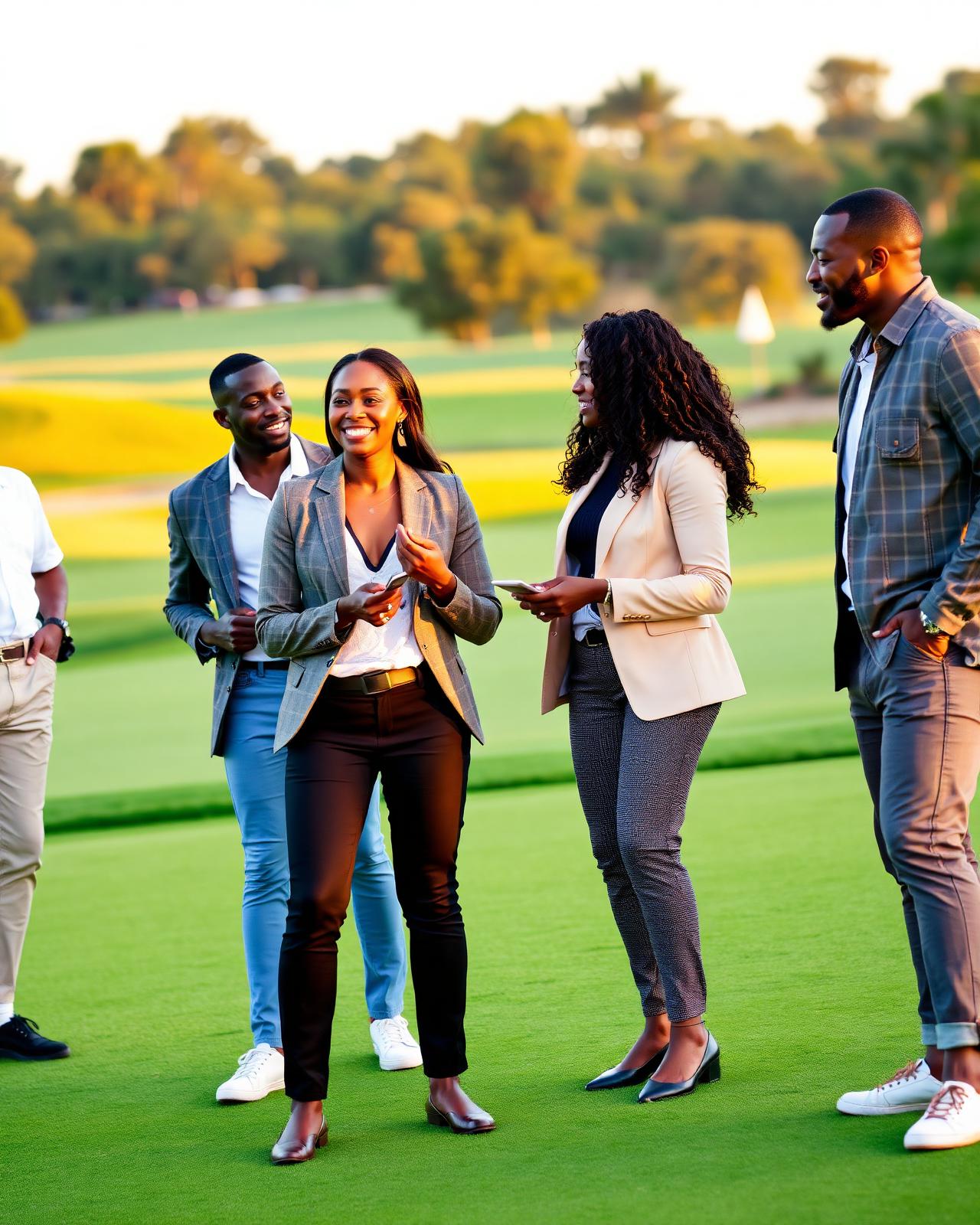 Networking on the course